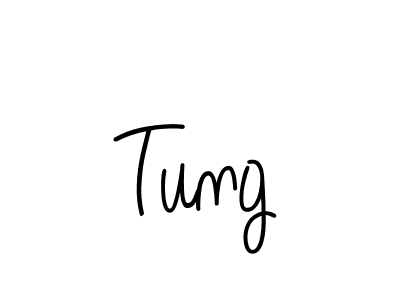 Use a signature maker to create a handwritten signature online. With this signature software, you can design (Angelique-Rose-font-FFP) your own signature for name Tung. Tung signature style 5 images and pictures png