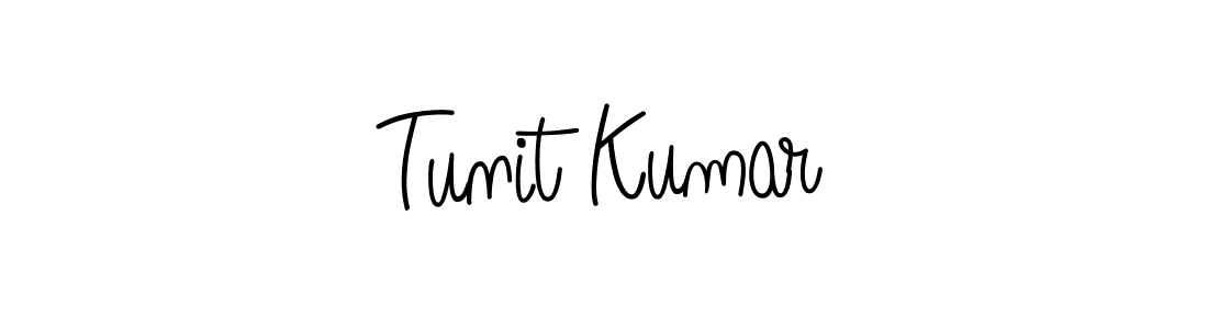 Once you've used our free online signature maker to create your best signature Angelique-Rose-font-FFP style, it's time to enjoy all of the benefits that Tunit Kumar name signing documents. Tunit Kumar signature style 5 images and pictures png