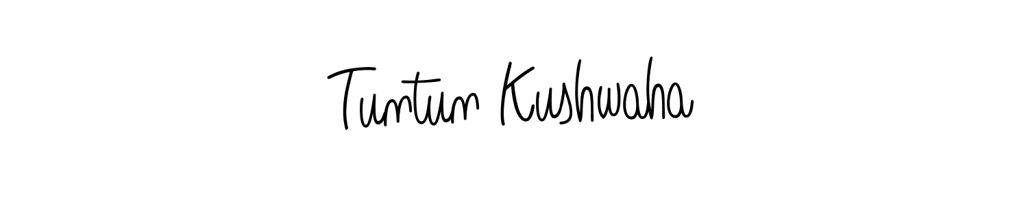 Similarly Angelique-Rose-font-FFP is the best handwritten signature design. Signature creator online .You can use it as an online autograph creator for name Tuntun Kushwaha. Tuntun Kushwaha signature style 5 images and pictures png