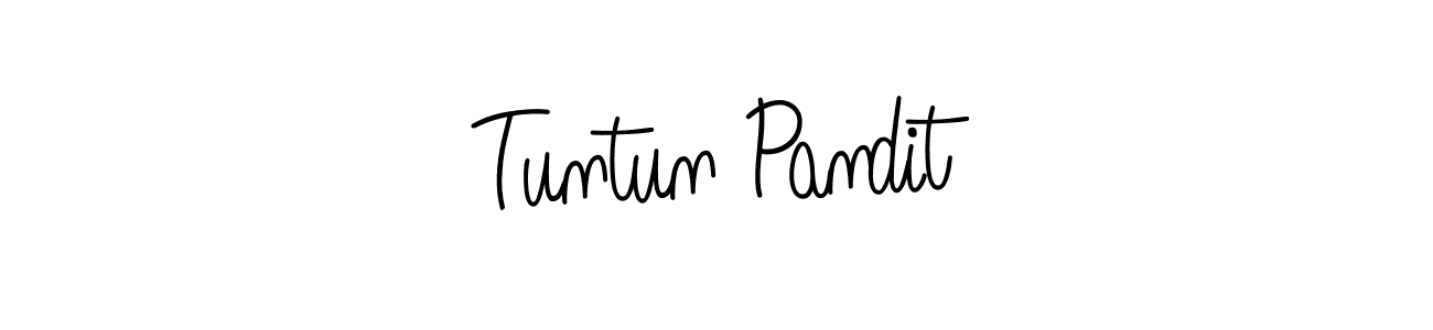 Best and Professional Signature Style for Tuntun Pandit. Angelique-Rose-font-FFP Best Signature Style Collection. Tuntun Pandit signature style 5 images and pictures png