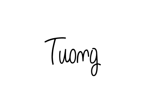 You should practise on your own different ways (Angelique-Rose-font-FFP) to write your name (Tuong) in signature. don't let someone else do it for you. Tuong signature style 5 images and pictures png