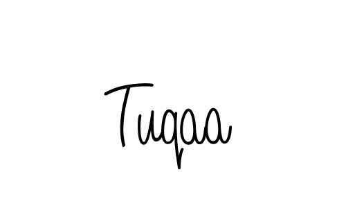 if you are searching for the best signature style for your name Tuqaa. so please give up your signature search. here we have designed multiple signature styles  using Angelique-Rose-font-FFP. Tuqaa signature style 5 images and pictures png