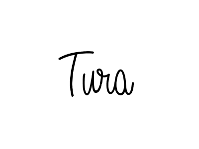 The best way (Angelique-Rose-font-FFP) to make a short signature is to pick only two or three words in your name. The name Tura include a total of six letters. For converting this name. Tura signature style 5 images and pictures png
