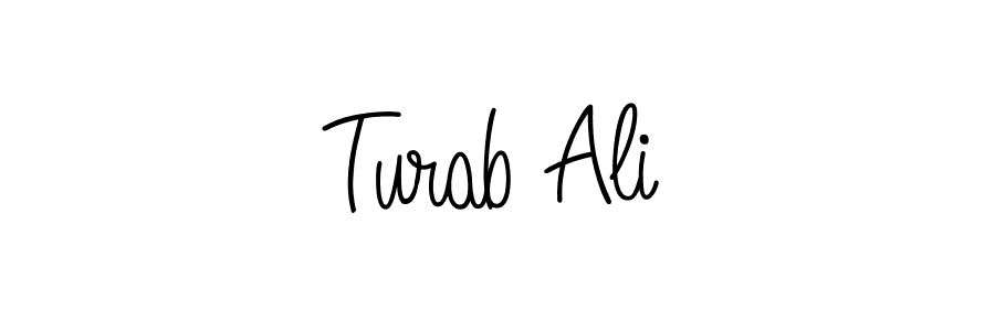 Also You can easily find your signature by using the search form. We will create Turab Ali name handwritten signature images for you free of cost using Angelique-Rose-font-FFP sign style. Turab Ali signature style 5 images and pictures png