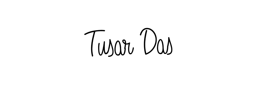 Design your own signature with our free online signature maker. With this signature software, you can create a handwritten (Angelique-Rose-font-FFP) signature for name Tusar Das. Tusar Das signature style 5 images and pictures png