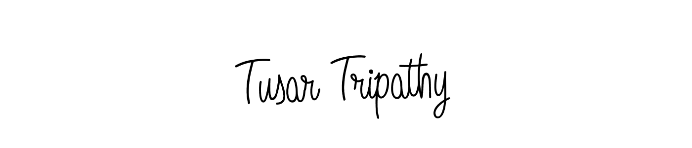 How to make Tusar Tripathy signature? Angelique-Rose-font-FFP is a professional autograph style. Create handwritten signature for Tusar Tripathy name. Tusar Tripathy signature style 5 images and pictures png