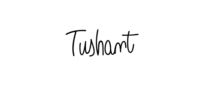 You should practise on your own different ways (Angelique-Rose-font-FFP) to write your name (Tushant) in signature. don't let someone else do it for you. Tushant signature style 5 images and pictures png