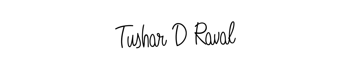 This is the best signature style for the Tushar D Raval name. Also you like these signature font (Angelique-Rose-font-FFP). Mix name signature. Tushar D Raval signature style 5 images and pictures png