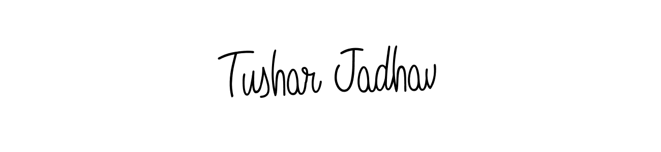 Make a short Tushar Jadhav signature style. Manage your documents anywhere anytime using Angelique-Rose-font-FFP. Create and add eSignatures, submit forms, share and send files easily. Tushar Jadhav signature style 5 images and pictures png