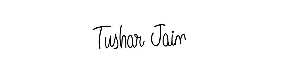 Tushar Jain stylish signature style. Best Handwritten Sign (Angelique-Rose-font-FFP) for my name. Handwritten Signature Collection Ideas for my name Tushar Jain. Tushar Jain signature style 5 images and pictures png