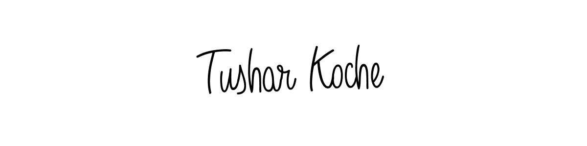 Make a beautiful signature design for name Tushar Koche. Use this online signature maker to create a handwritten signature for free. Tushar Koche signature style 5 images and pictures png