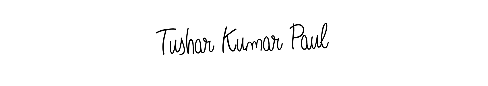 How to make Tushar Kumar Paul signature? Angelique-Rose-font-FFP is a professional autograph style. Create handwritten signature for Tushar Kumar Paul name. Tushar Kumar Paul signature style 5 images and pictures png