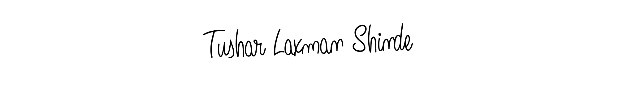 You should practise on your own different ways (Angelique-Rose-font-FFP) to write your name (Tushar Laxman Shinde) in signature. don't let someone else do it for you. Tushar Laxman Shinde signature style 5 images and pictures png
