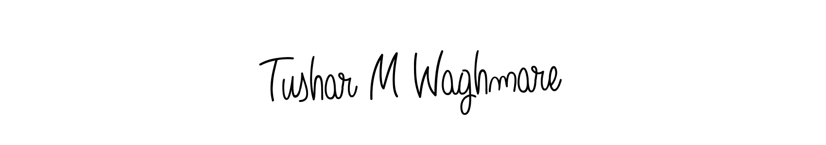Make a beautiful signature design for name Tushar M Waghmare. Use this online signature maker to create a handwritten signature for free. Tushar M Waghmare signature style 5 images and pictures png