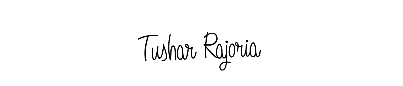 Design your own signature with our free online signature maker. With this signature software, you can create a handwritten (Angelique-Rose-font-FFP) signature for name Tushar Rajoria. Tushar Rajoria signature style 5 images and pictures png