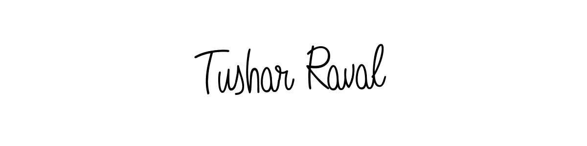 Also we have Tushar Raval name is the best signature style. Create professional handwritten signature collection using Angelique-Rose-font-FFP autograph style. Tushar Raval signature style 5 images and pictures png