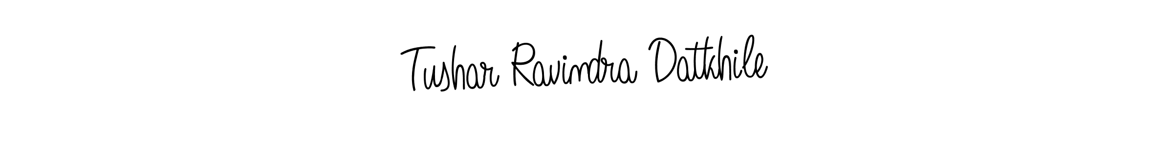 Make a beautiful signature design for name Tushar Ravindra Datkhile. With this signature (Angelique-Rose-font-FFP) style, you can create a handwritten signature for free. Tushar Ravindra Datkhile signature style 5 images and pictures png