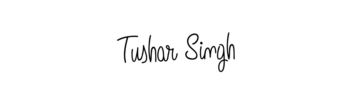 How to Draw Tushar Singh signature style? Angelique-Rose-font-FFP is a latest design signature styles for name Tushar Singh. Tushar Singh signature style 5 images and pictures png