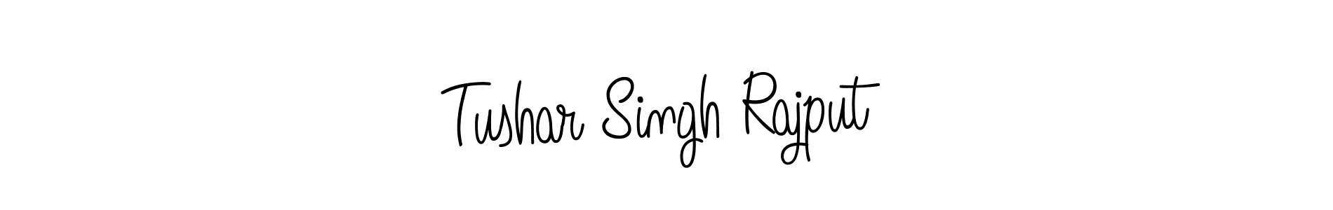 Use a signature maker to create a handwritten signature online. With this signature software, you can design (Angelique-Rose-font-FFP) your own signature for name Tushar Singh Rajput. Tushar Singh Rajput signature style 5 images and pictures png