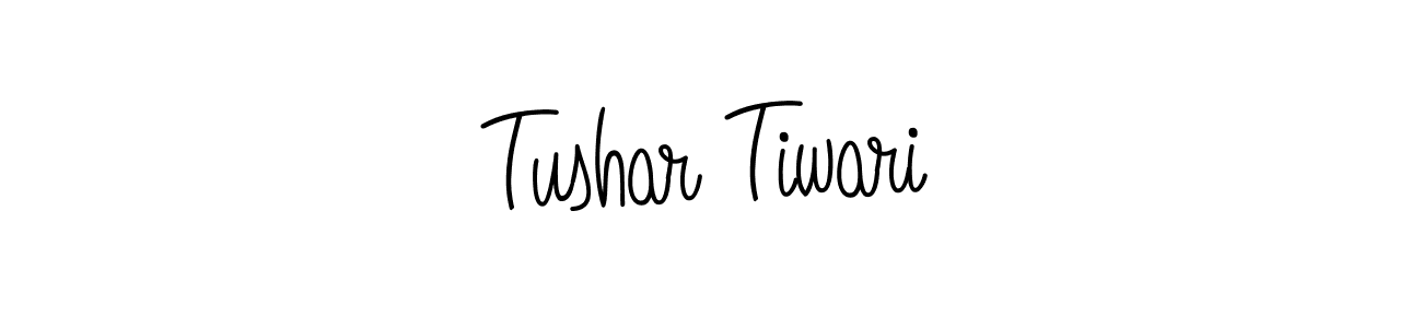 How to Draw Tushar Tiwari signature style? Angelique-Rose-font-FFP is a latest design signature styles for name Tushar Tiwari. Tushar Tiwari signature style 5 images and pictures png