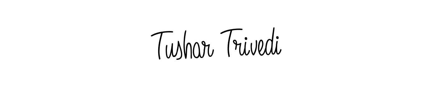 Best and Professional Signature Style for Tushar Trivedi. Angelique-Rose-font-FFP Best Signature Style Collection. Tushar Trivedi signature style 5 images and pictures png