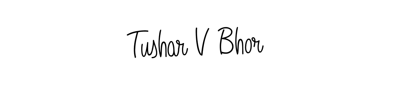 Similarly Angelique-Rose-font-FFP is the best handwritten signature design. Signature creator online .You can use it as an online autograph creator for name Tushar V Bhor. Tushar V Bhor signature style 5 images and pictures png