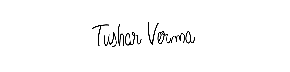 Also we have Tushar Verma name is the best signature style. Create professional handwritten signature collection using Angelique-Rose-font-FFP autograph style. Tushar Verma signature style 5 images and pictures png