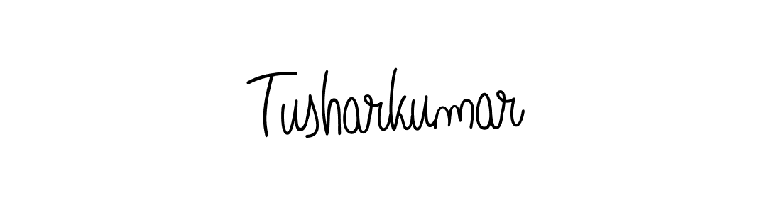 You should practise on your own different ways (Angelique-Rose-font-FFP) to write your name (Tusharkumar) in signature. don't let someone else do it for you. Tusharkumar signature style 5 images and pictures png