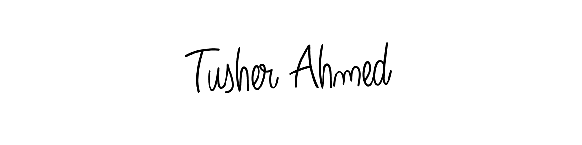Make a short Tusher Ahmed signature style. Manage your documents anywhere anytime using Angelique-Rose-font-FFP. Create and add eSignatures, submit forms, share and send files easily. Tusher Ahmed signature style 5 images and pictures png