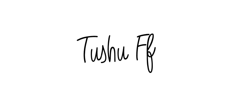 Create a beautiful signature design for name Tushu Ff. With this signature (Angelique-Rose-font-FFP) fonts, you can make a handwritten signature for free. Tushu Ff signature style 5 images and pictures png