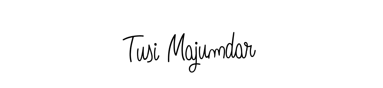 How to Draw Tusi Majumdar signature style? Angelique-Rose-font-FFP is a latest design signature styles for name Tusi Majumdar. Tusi Majumdar signature style 5 images and pictures png