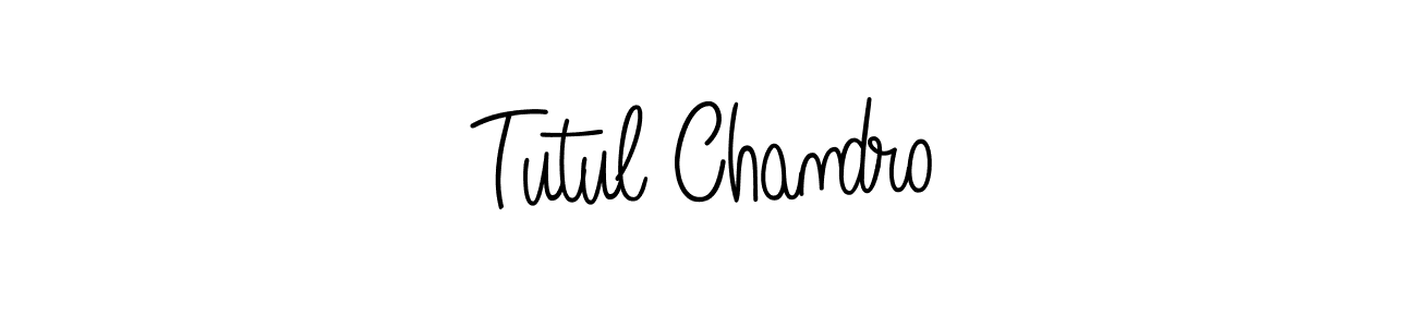 How to make Tutul Chandro signature? Angelique-Rose-font-FFP is a professional autograph style. Create handwritten signature for Tutul Chandro name. Tutul Chandro signature style 5 images and pictures png