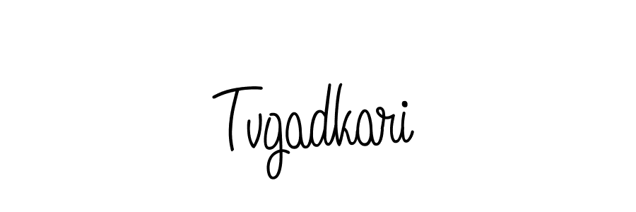 The best way (Angelique-Rose-font-FFP) to make a short signature is to pick only two or three words in your name. The name Tvgadkari include a total of six letters. For converting this name. Tvgadkari signature style 5 images and pictures png