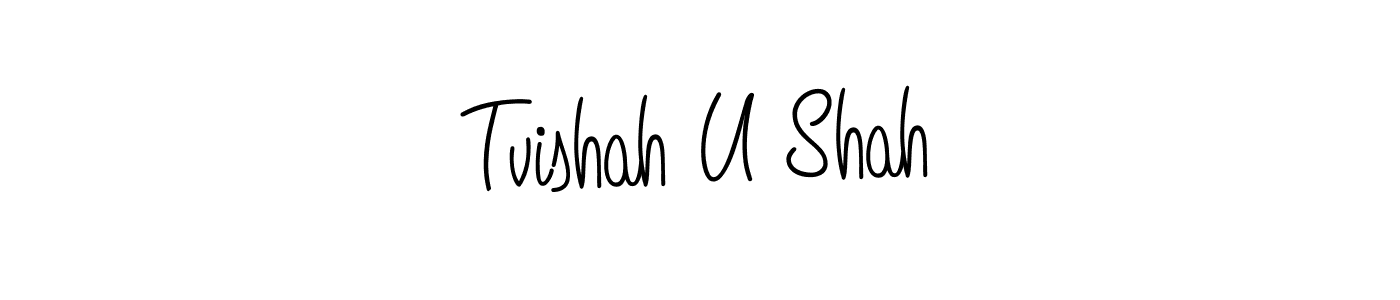 See photos of Tvishah U Shah official signature by Spectra . Check more albums & portfolios. Read reviews & check more about Angelique-Rose-font-FFP font. Tvishah U Shah signature style 5 images and pictures png