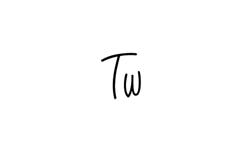 Make a beautiful signature design for name Tw才. With this signature (Angelique-Rose-font-FFP) style, you can create a handwritten signature for free. Tw才 signature style 5 images and pictures png