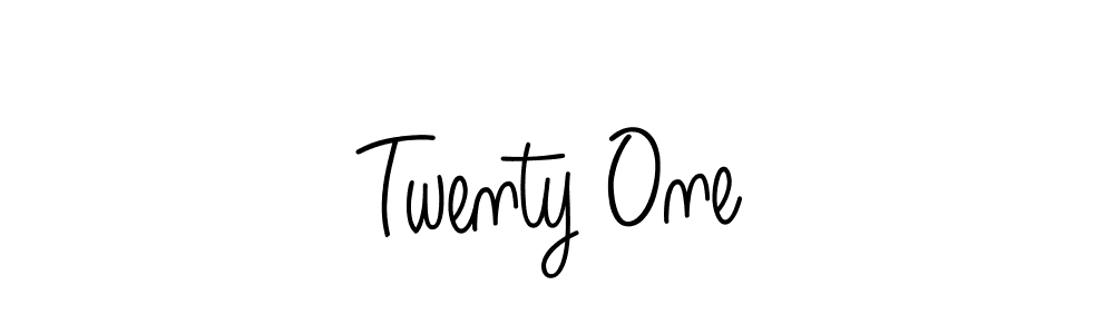 Twenty One stylish signature style. Best Handwritten Sign (Angelique-Rose-font-FFP) for my name. Handwritten Signature Collection Ideas for my name Twenty One. Twenty One signature style 5 images and pictures png