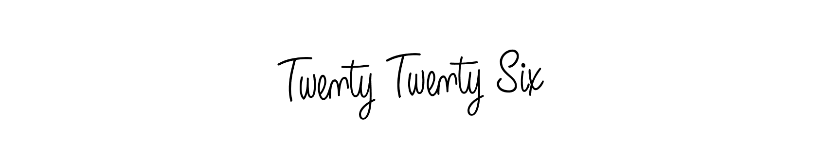 Also we have Twenty Twenty Six name is the best signature style. Create professional handwritten signature collection using Angelique-Rose-font-FFP autograph style. Twenty Twenty Six signature style 5 images and pictures png