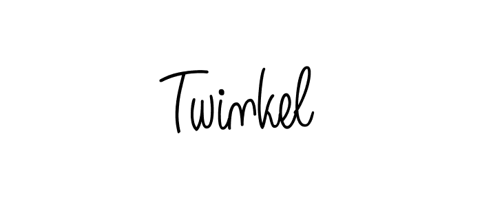 Twinkel stylish signature style. Best Handwritten Sign (Angelique-Rose-font-FFP) for my name. Handwritten Signature Collection Ideas for my name Twinkel. Twinkel signature style 5 images and pictures png