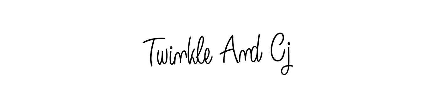 Angelique-Rose-font-FFP is a professional signature style that is perfect for those who want to add a touch of class to their signature. It is also a great choice for those who want to make their signature more unique. Get Twinkle And Cj name to fancy signature for free. Twinkle And Cj signature style 5 images and pictures png