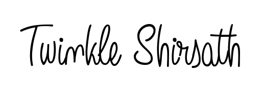 How to make Twinkle Shirsath name signature. Use Angelique-Rose-font-FFP style for creating short signs online. This is the latest handwritten sign. Twinkle Shirsath signature style 5 images and pictures png