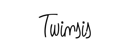 Practice writing Twinsis with the flow of Angelique-Rose-font-FFP lettering. A fantastic source of inspiration for developing your personal signature style. Twinsis signature style 5 images and pictures png