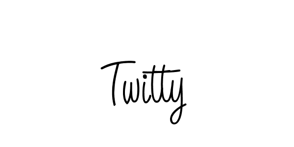 Create a beautiful signature design for name Twitty. With this signature (Angelique-Rose-font-FFP) fonts, you can make a handwritten signature for free. Twitty signature style 5 images and pictures png