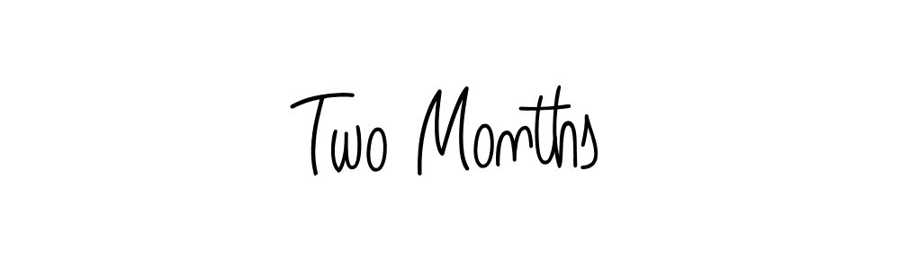 How to make Two Months signature? Angelique-Rose-font-FFP is a professional autograph style. Create handwritten signature for Two Months name. Two Months signature style 5 images and pictures png