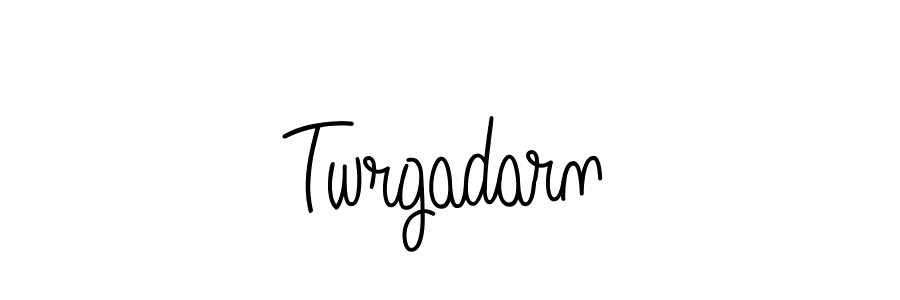 You should practise on your own different ways (Angelique-Rose-font-FFP) to write your name (Twrgadarn) in signature. don't let someone else do it for you. Twrgadarn signature style 5 images and pictures png