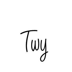 How to make Twy signature? Angelique-Rose-font-FFP is a professional autograph style. Create handwritten signature for Twy name. Twy signature style 5 images and pictures png