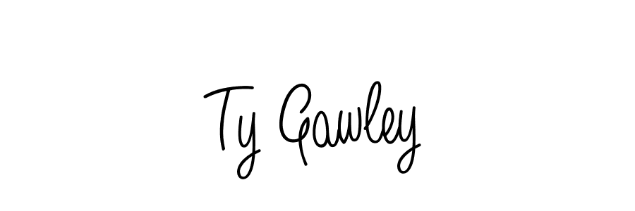 How to Draw Ty Gawley signature style? Angelique-Rose-font-FFP is a latest design signature styles for name Ty Gawley. Ty Gawley signature style 5 images and pictures png
