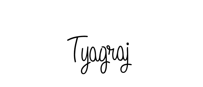 How to Draw Tyagraj signature style? Angelique-Rose-font-FFP is a latest design signature styles for name Tyagraj. Tyagraj signature style 5 images and pictures png