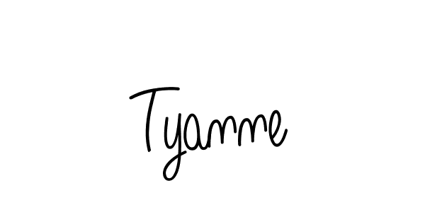 Angelique-Rose-font-FFP is a professional signature style that is perfect for those who want to add a touch of class to their signature. It is also a great choice for those who want to make their signature more unique. Get Tyanne name to fancy signature for free. Tyanne signature style 5 images and pictures png