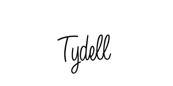 You should practise on your own different ways (Angelique-Rose-font-FFP) to write your name (Tydell) in signature. don't let someone else do it for you. Tydell signature style 5 images and pictures png