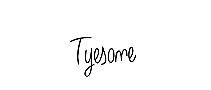 It looks lik you need a new signature style for name Tyesone. Design unique handwritten (Angelique-Rose-font-FFP) signature with our free signature maker in just a few clicks. Tyesone signature style 5 images and pictures png